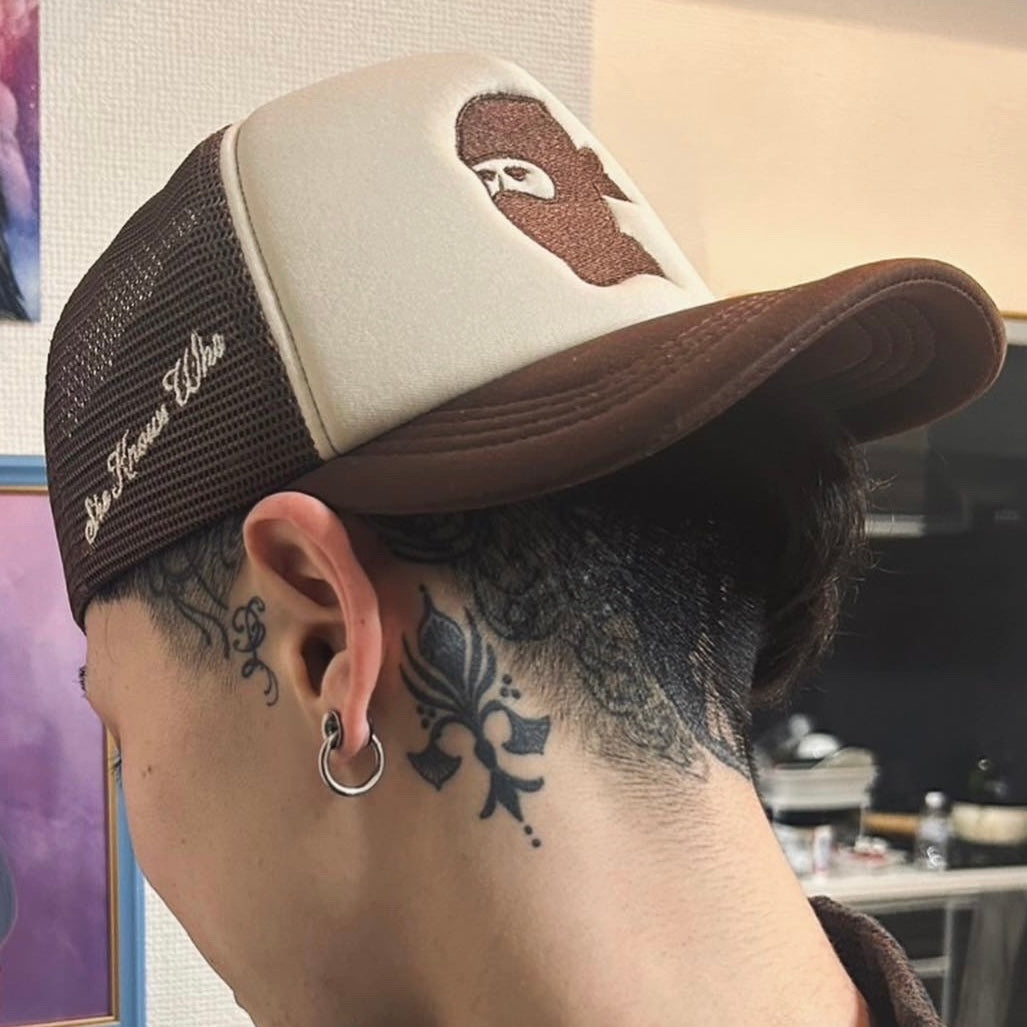 SHINOBU MESH CAP BROWN