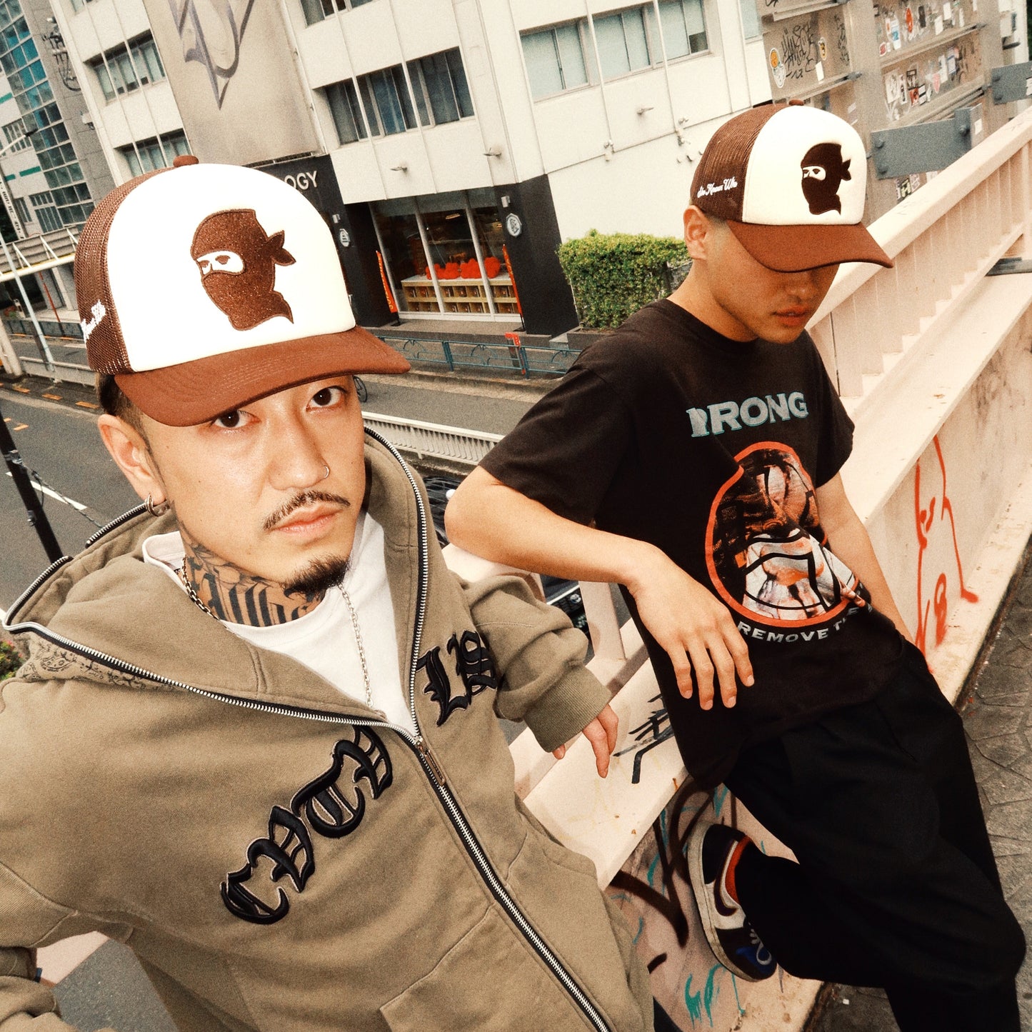 SHINOBU MESH CAP BROWN