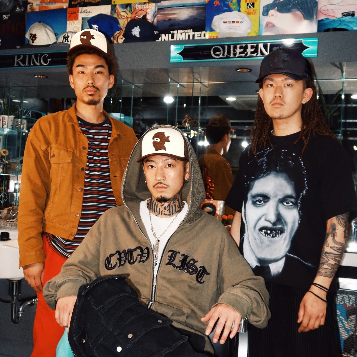SHINOBU MESH CAP BLACK