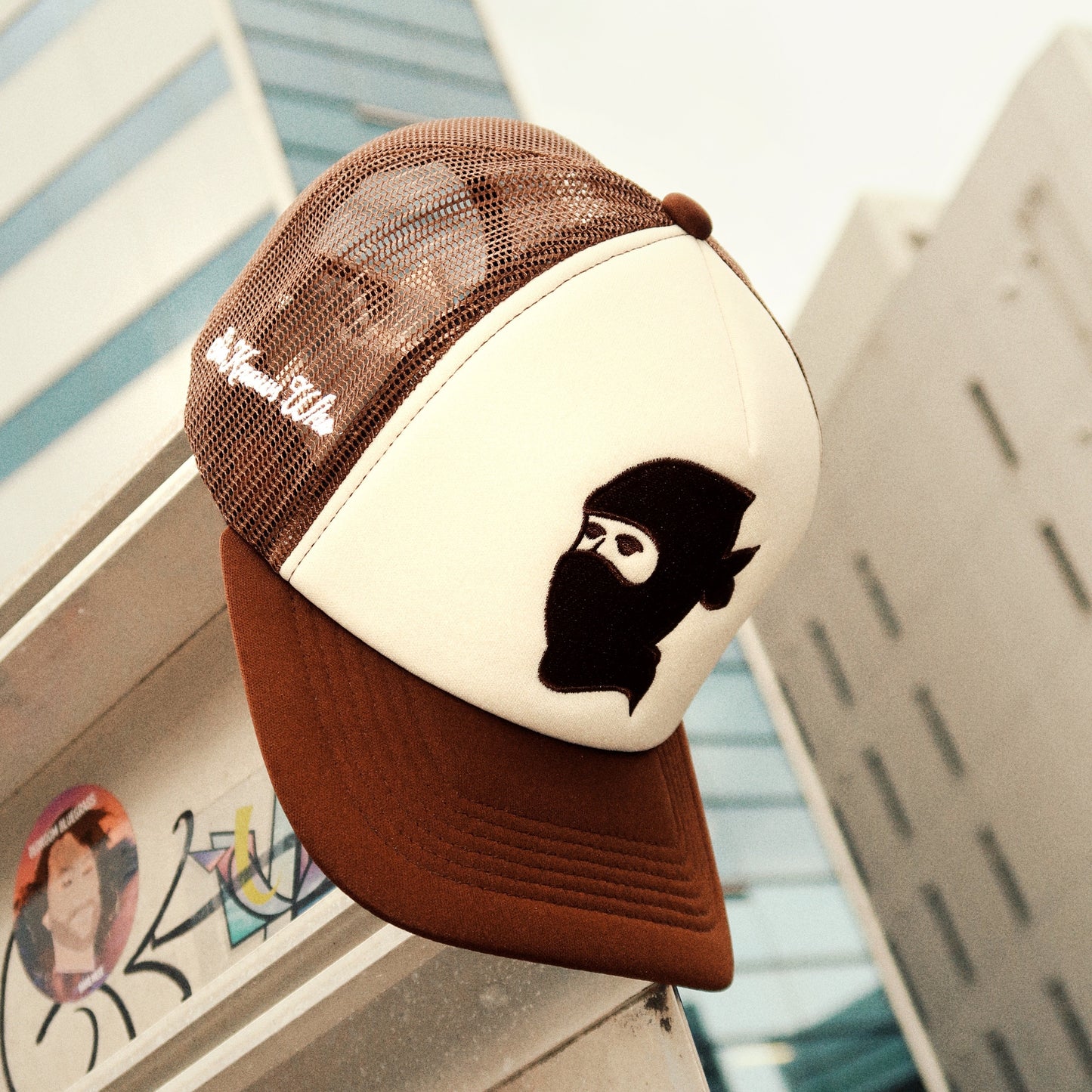 SHINOBU MESH CAP BROWN